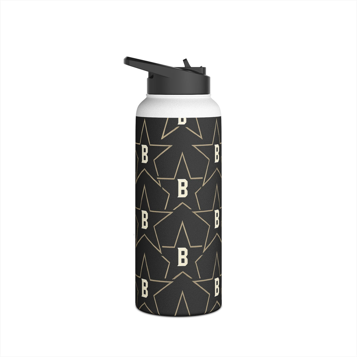 Water Bottle - Repeat Black