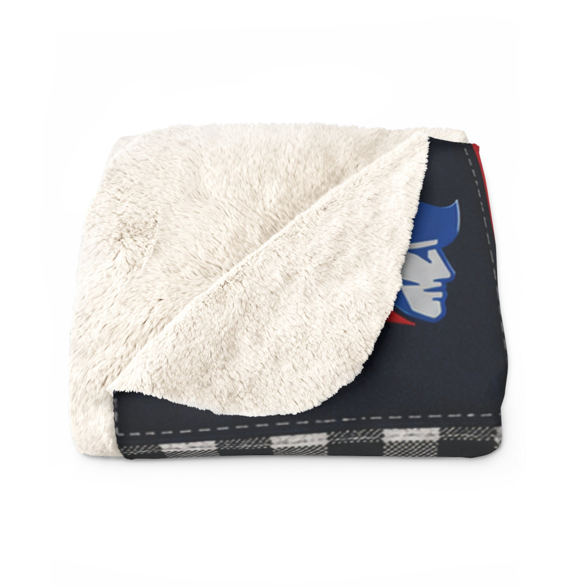 SWCS Plaid Patch Fleece Sherpa