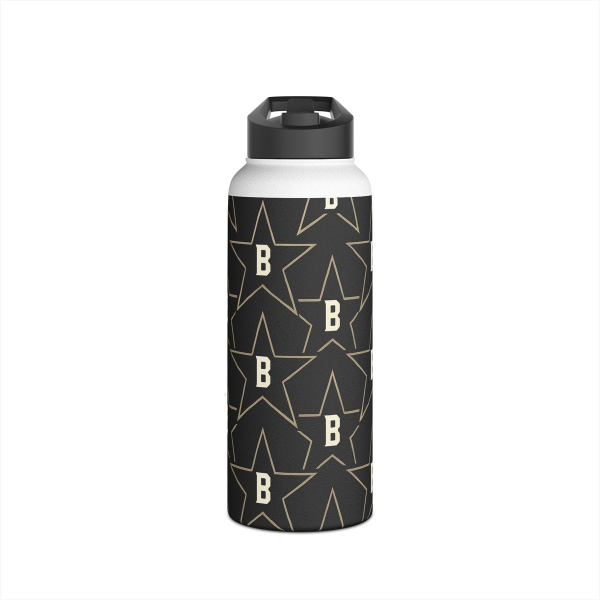 Water Bottle - Repeat Black