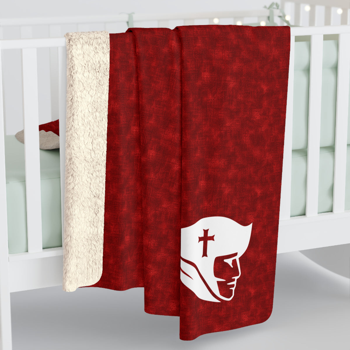 SWCS Texture Red Fleece Sherpa
