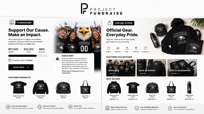 Fundraiser vs. Online Store: Which One Is Right for Your Organization?