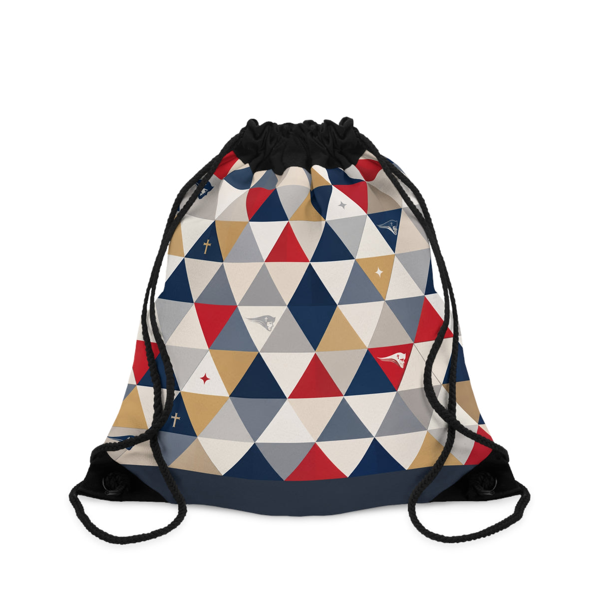 SWCS Triangle Mosaic Drawstring Bag