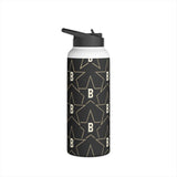 Water Bottle - Repeat Black