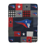 SWCS Plaid Patch Fleece Sherpa