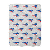 Pats White Repeat Sherpa Fleece