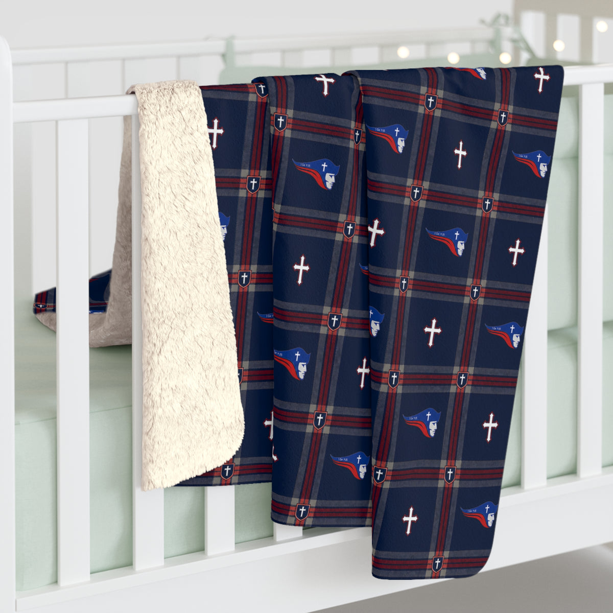 SWCS Plaid Repeat Fleece Sherpa
