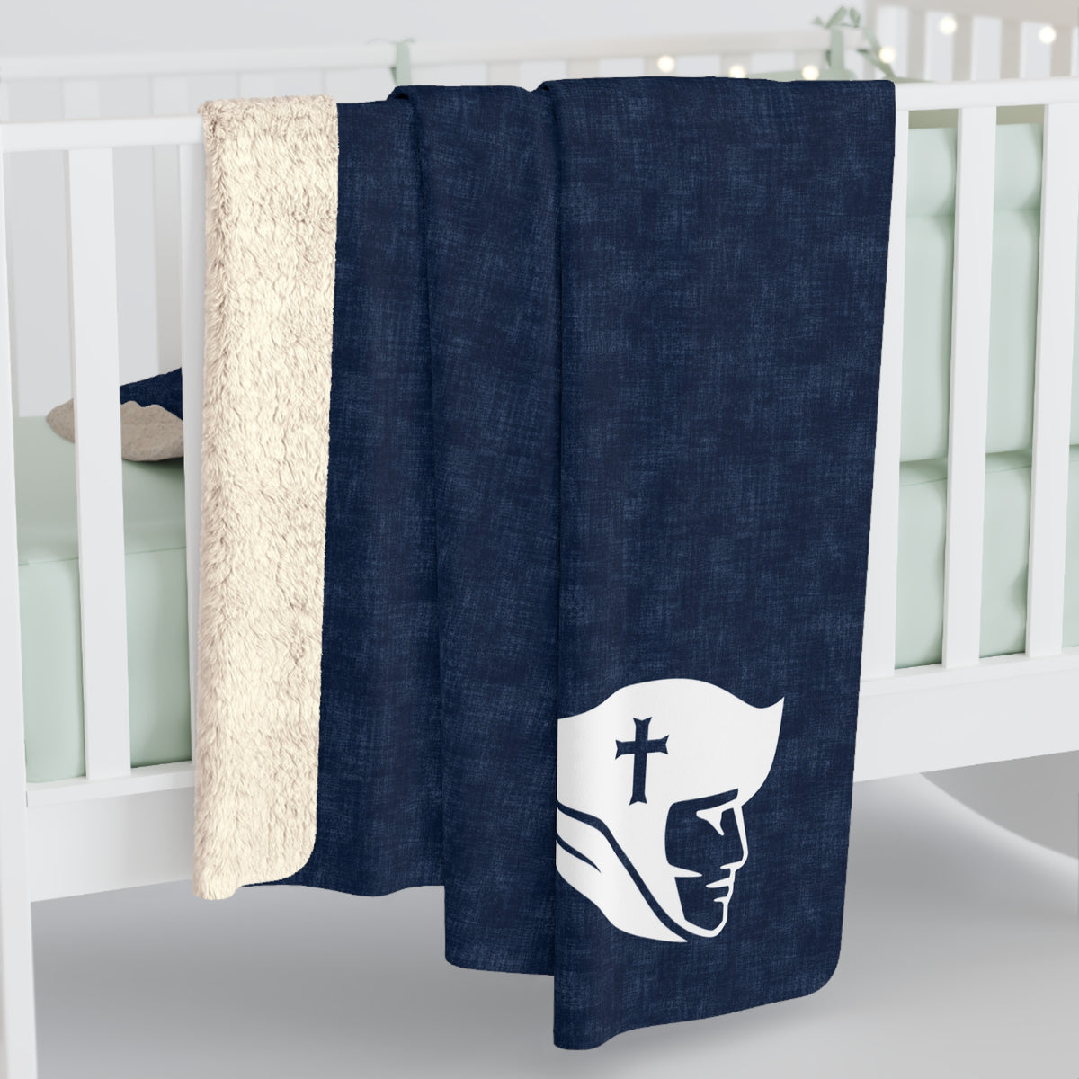 SWCS Texture Blue Fleece Sherpa
