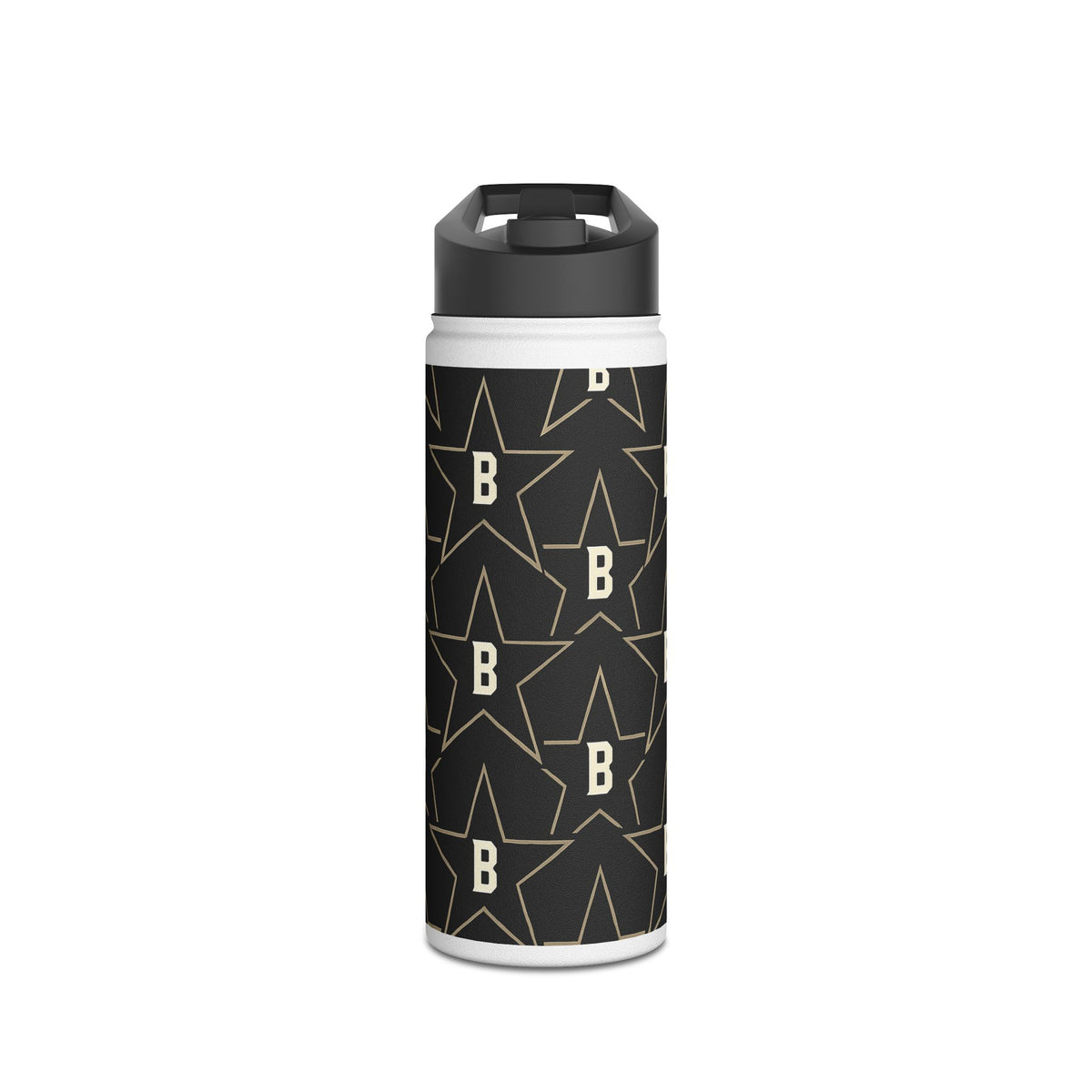 Water Bottle - Repeat Black