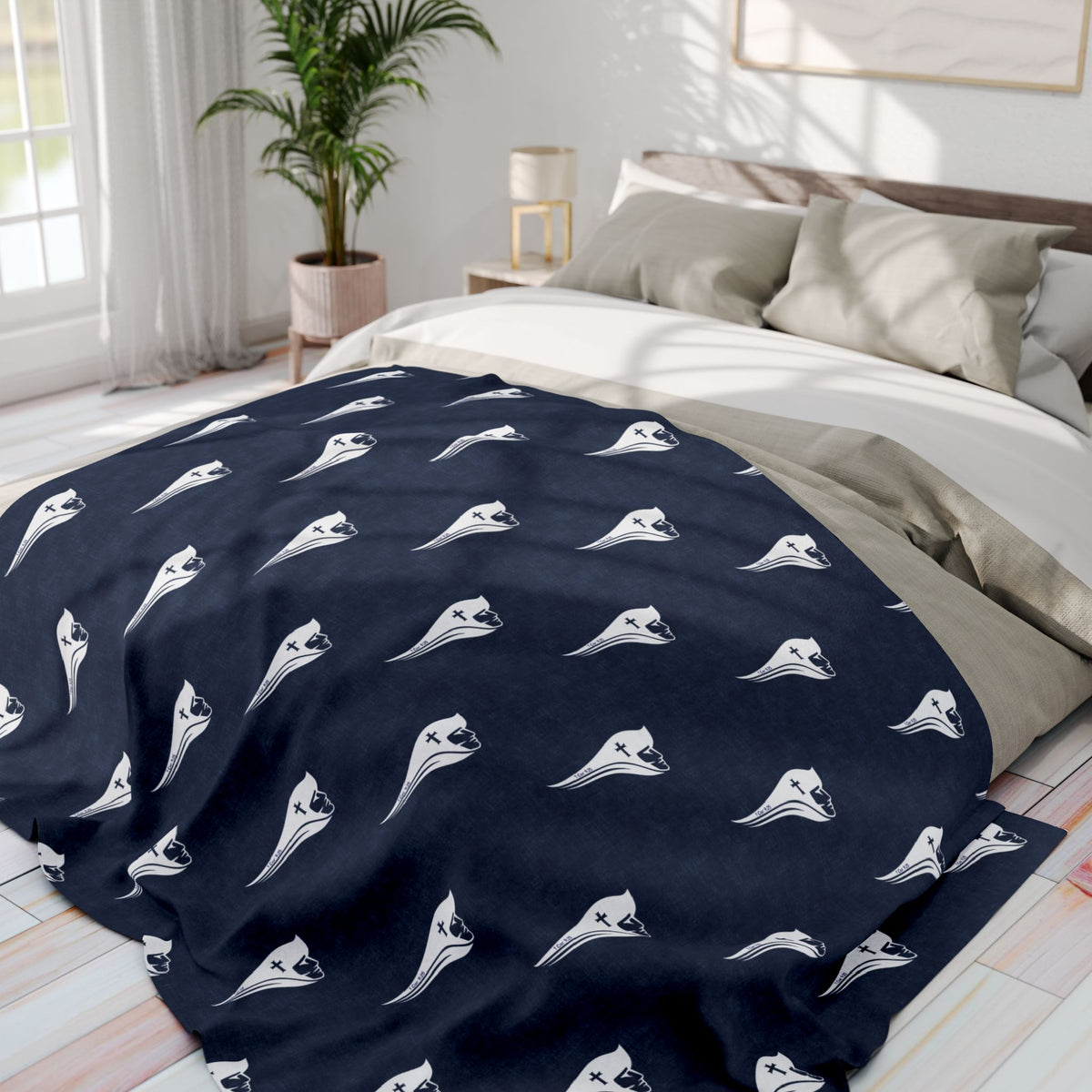 SWCS Texture Blue Fleece