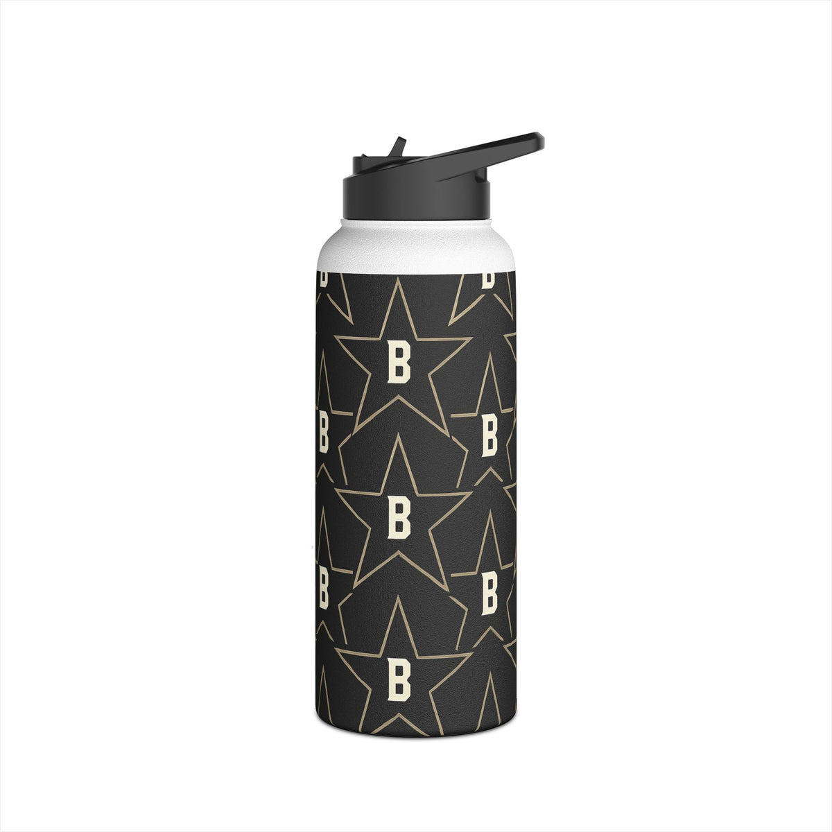 Water Bottle - Repeat Black