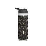 Water Bottle - Repeat Black