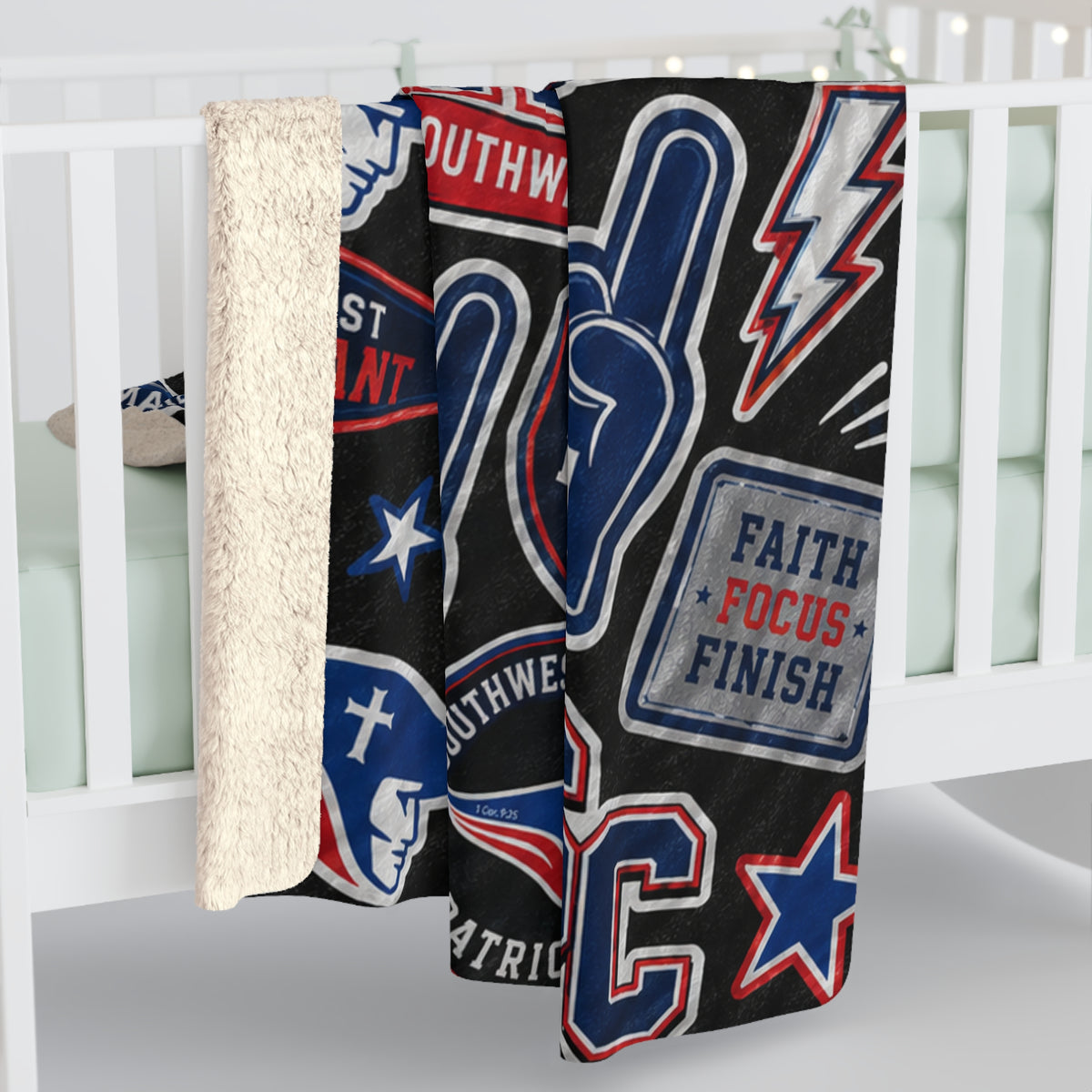 Pats Cheer Sherpa Fleece