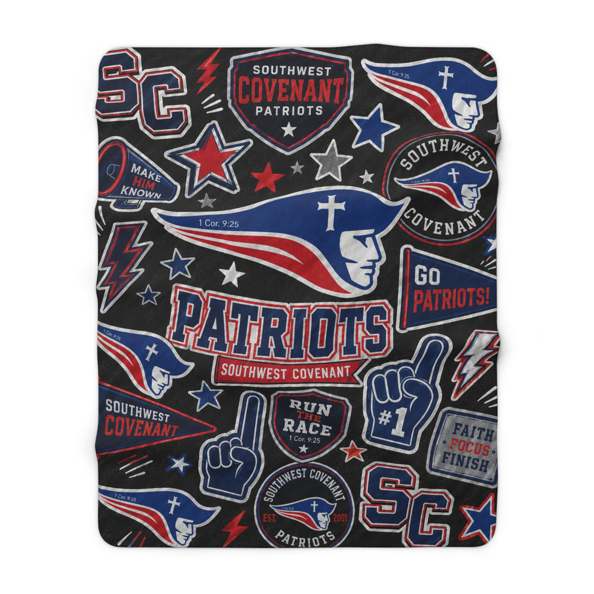 Pats Cheer Sherpa Fleece