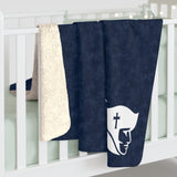 SWCS Texture Blue Fleece Sherpa