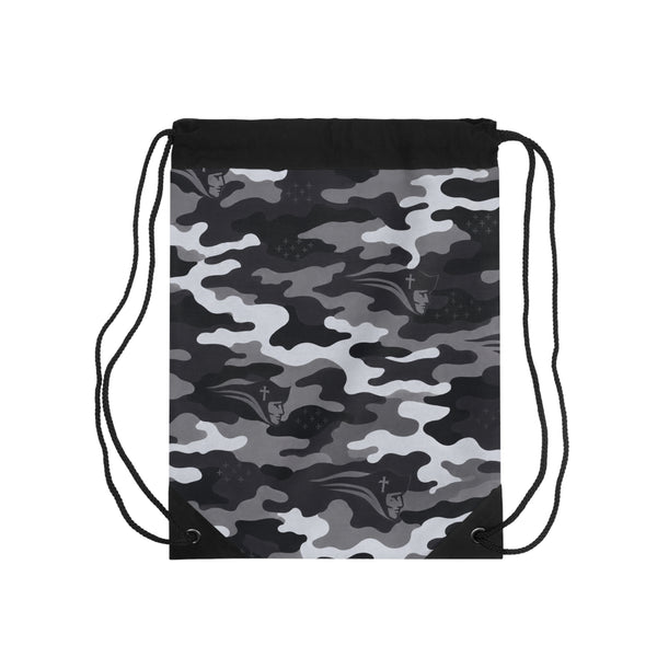 SWCS Midnight Camo Drawstring Bag