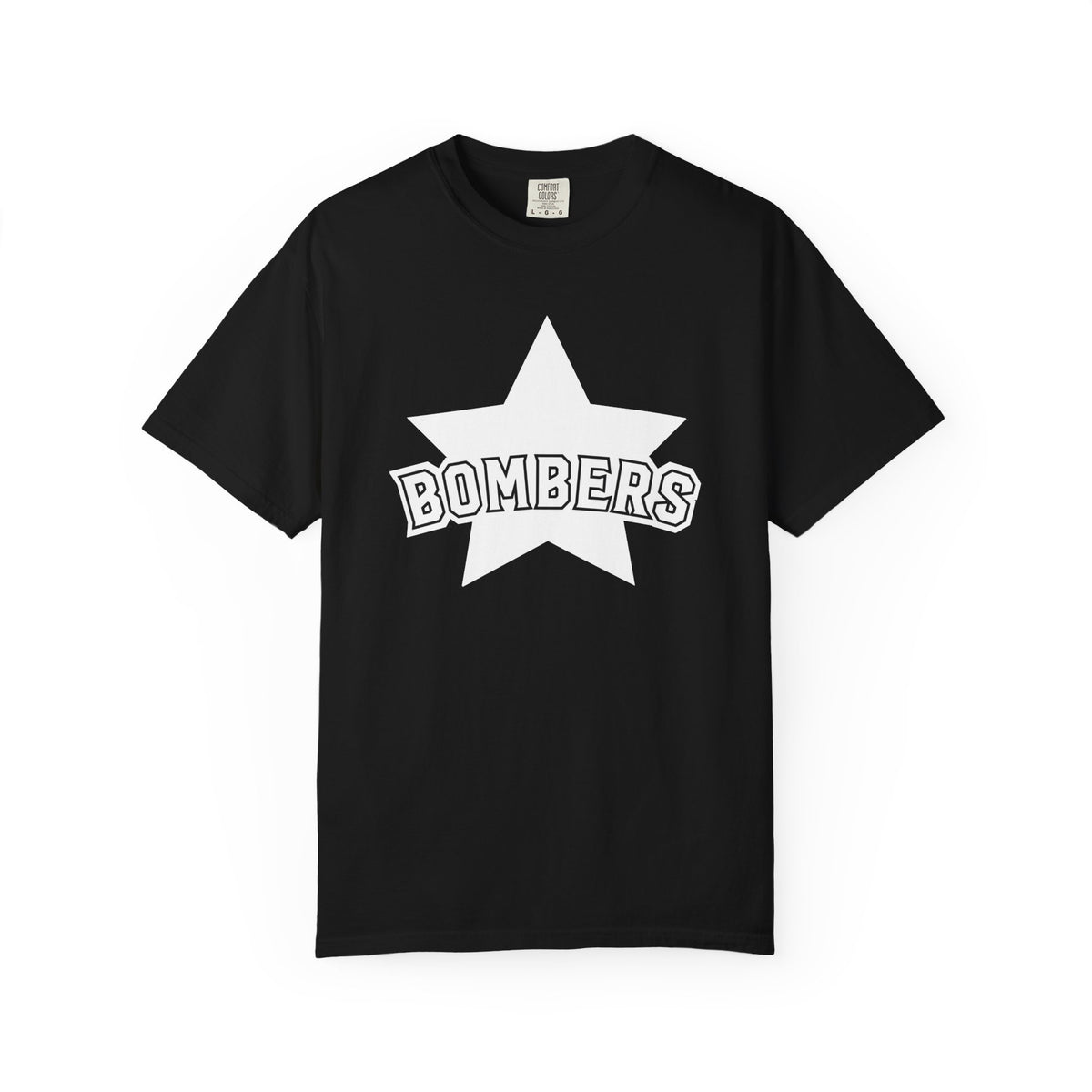 Black White Classic Star Y2k Fashion Logo 2 — Black