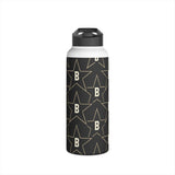 Water Bottle - Repeat Black