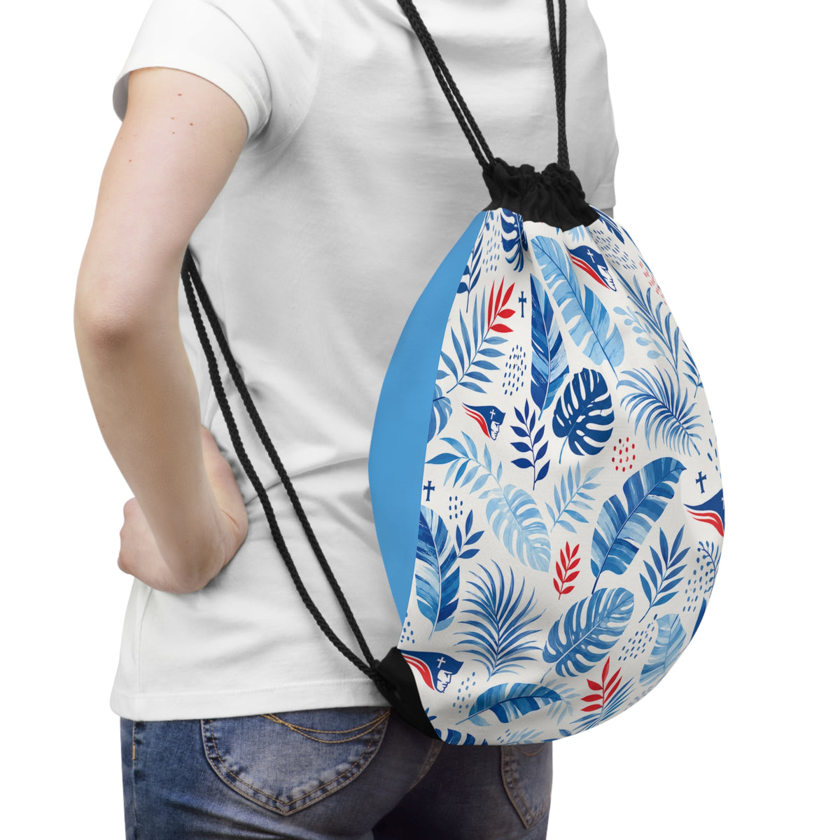 SWCS Costal Palms Drawstring Bag