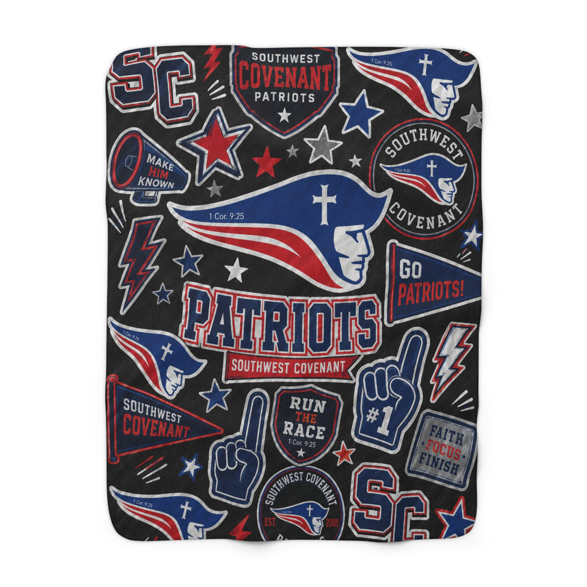 Pats Cheer Sherpa Fleece