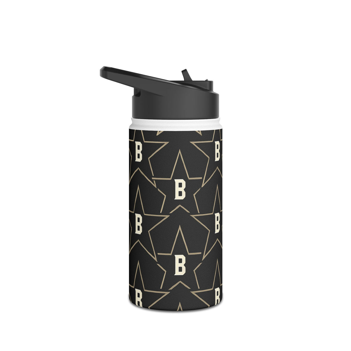 Water Bottle - Repeat Black