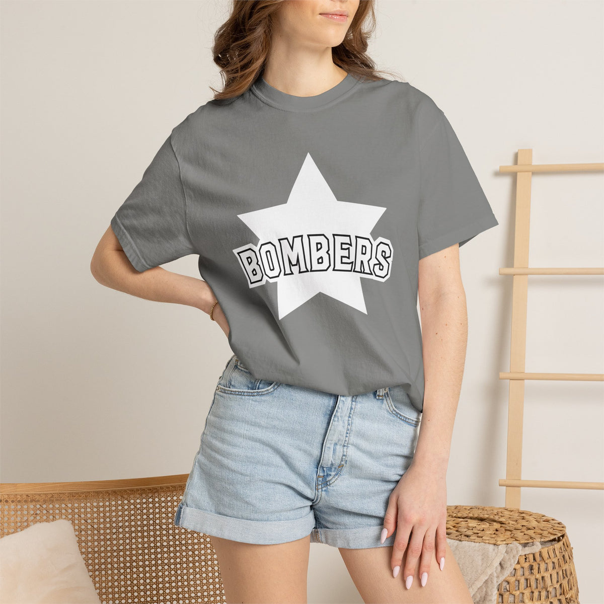 Black White Classic Star Y2k Fashion Logo 2 — Granite