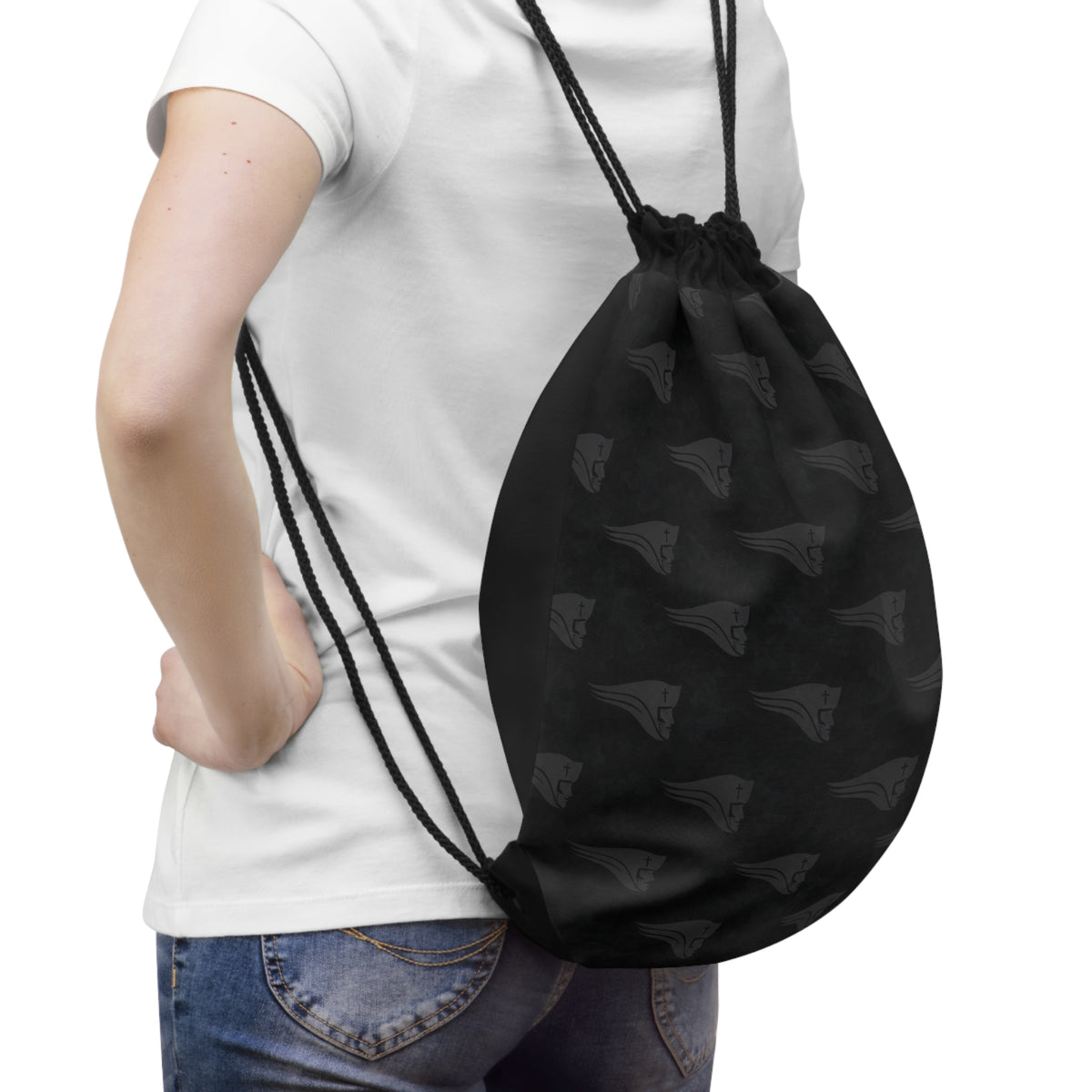 SWCS Blackout Drawstring Bag
