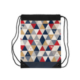 SWCS Triangle Mosaic Drawstring Bag