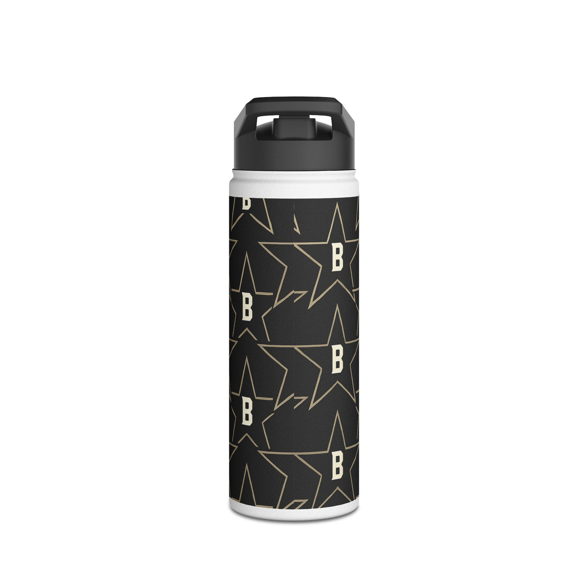 Water Bottle - Repeat Black
