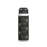 Water Bottle - Repeat Black