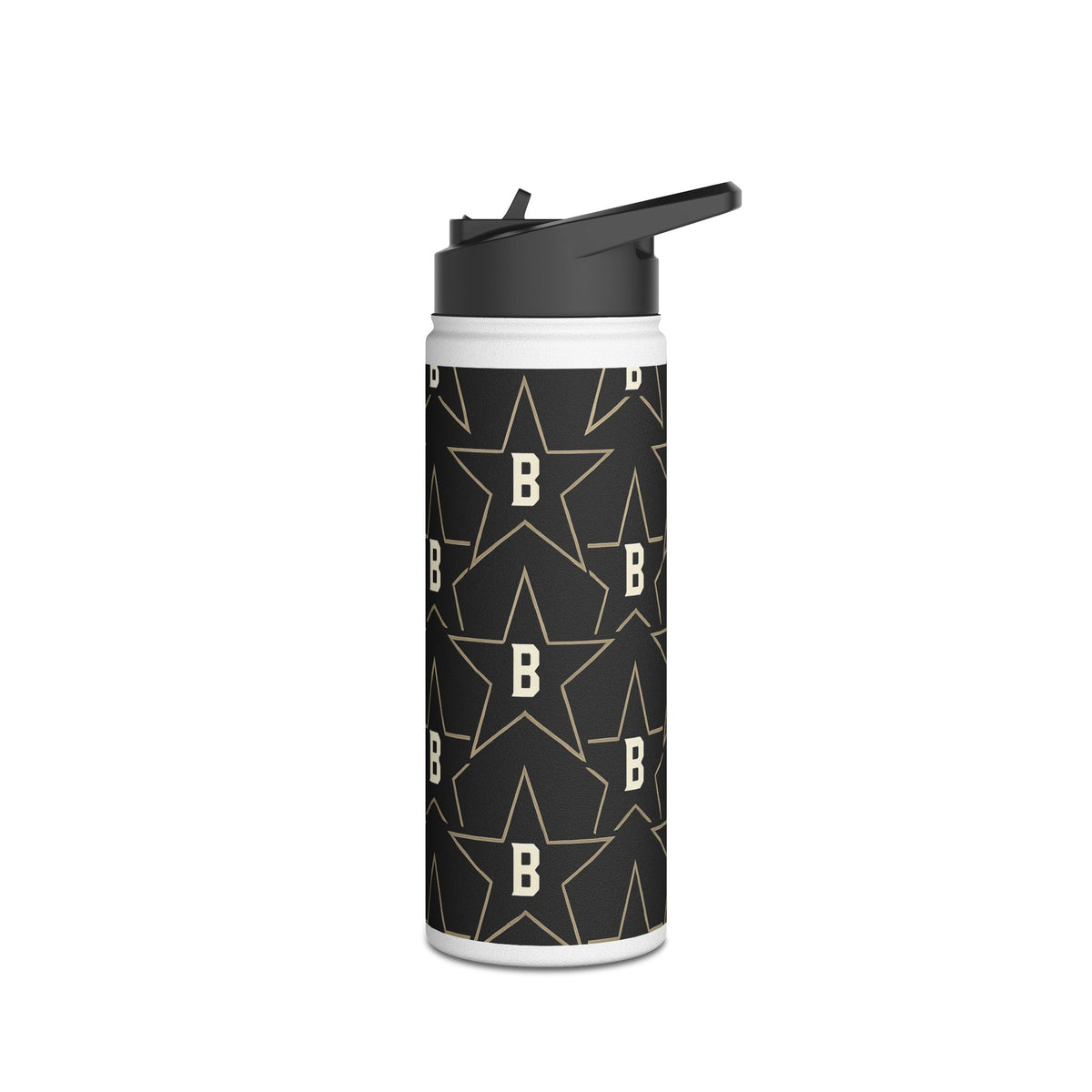 Water Bottle - Repeat Black