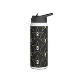 Water Bottle - Repeat Black