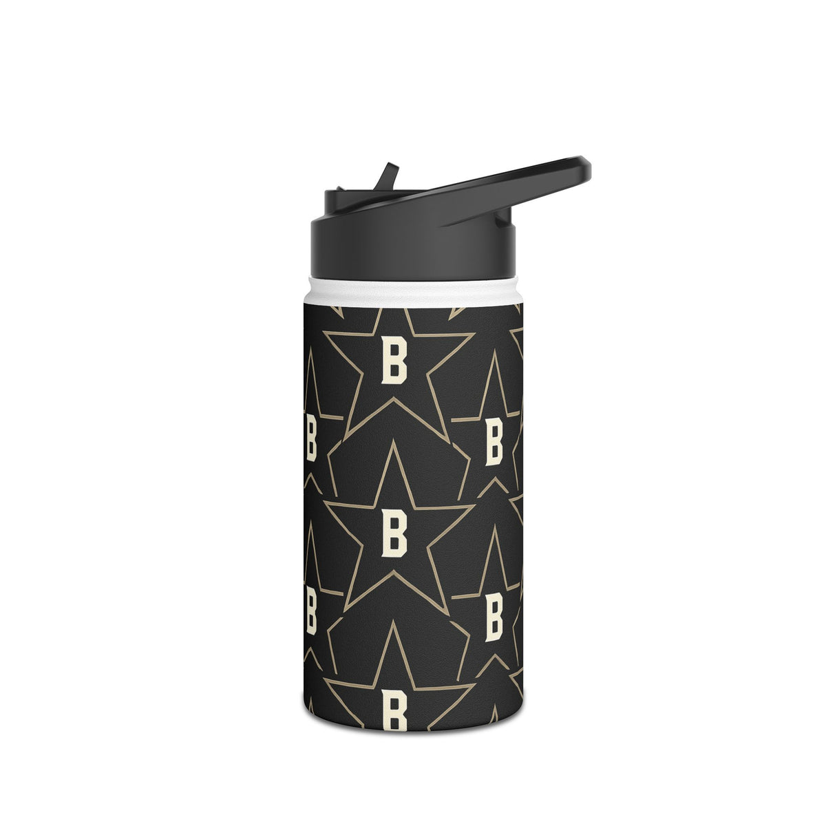 Water Bottle - Repeat Black