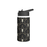Water Bottle - Repeat Black