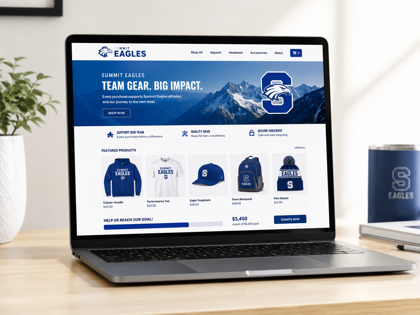 Step three — supporters shop