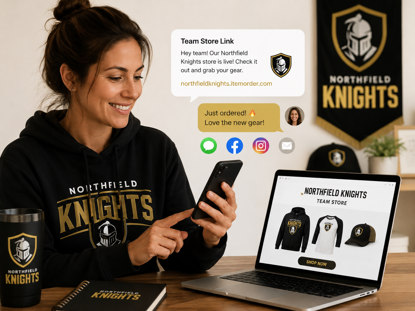 Step three — share your store link