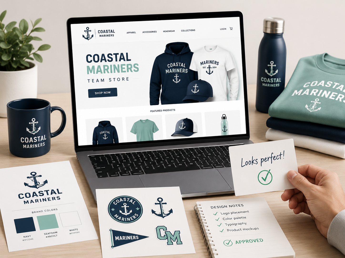 Step two — we brand and launch your store